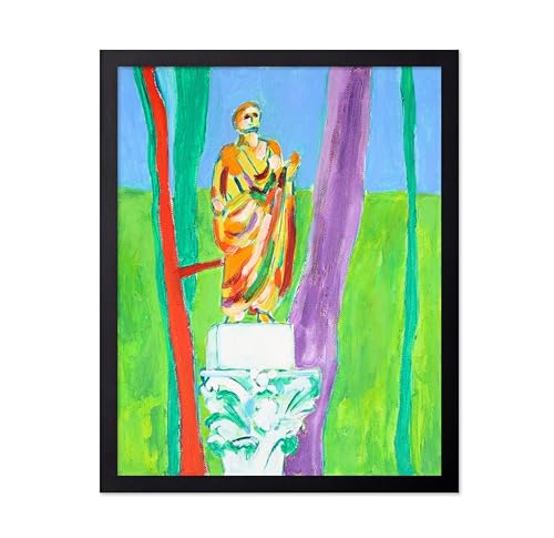 Monem Art Emona Gilded Statue Print - Colorful Roman Sculpture Poster - Wall Decor for Living Room, Bedroom or Office - 12x16 Unframed Wall Art by Tamara Jare - color: Style-06, size: 12"L x 16"W