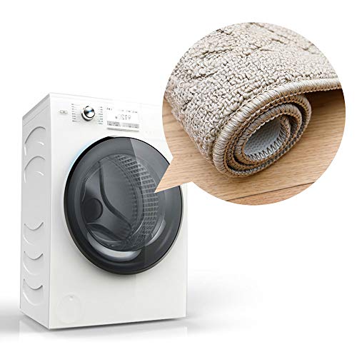 COSY HOMEER 39x20 Half Round Kitchen Rug,Non Slip Washable Mat,Beige 1PC - color: Beige, size: 1'8" x 3'3" (Semicircular)