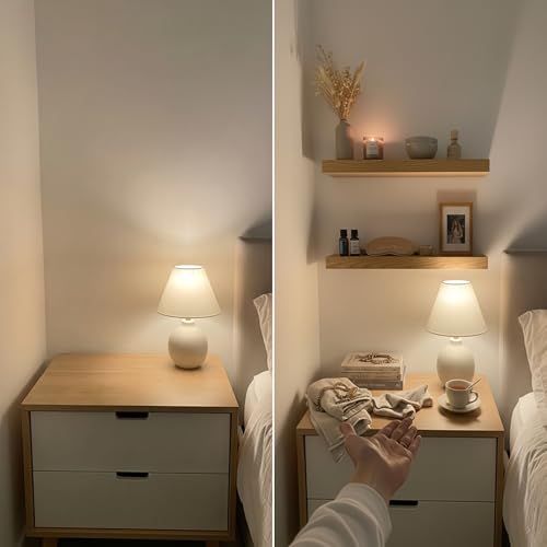 Natural Wood Floating Shelves for Wall 12 Inch Oak, Small Wooden Shelf - color: Gold Oak, size: 12 Inch