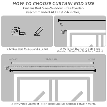 Silver Curtain Rods for Windows 48 to 84 Inches,Adjustable 1 Inch - color: Silver, size: 48"-84"