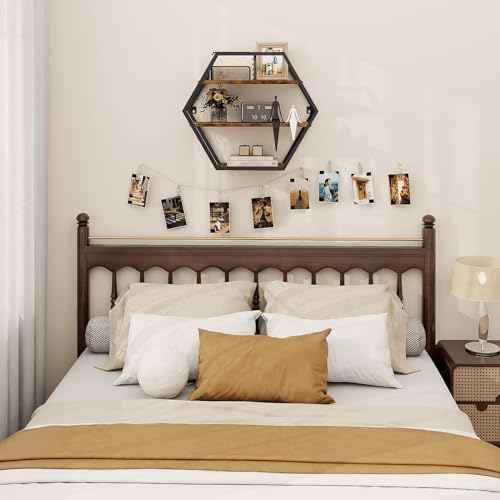 Hexagon Shelves for Wall, Decorative Hexagon Floating Shelves - size: Hexagon