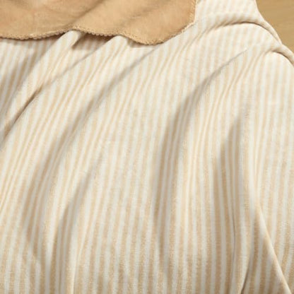 Laura Ashley - Reversible Throw Blanket for Couch 50x70, Soft Blanket - color: Oxford Stripe Beige