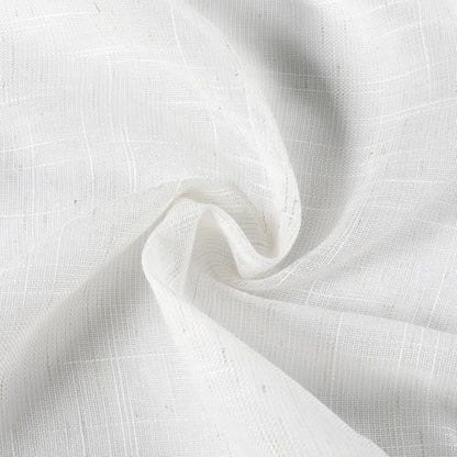 TWOPAGES Natural Pinch Pleated Sheer Curtains, 26" W x 72" L, 2 Panels - color: Natural, size: 26"W x 72"L (Pack of 2)