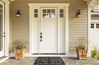 DII High Traffic All-Weather Rubber Doormat, 18x30, Natural Wrought Iron - color: Natural Wrought Iron, size: 1'6" x 2'6" (Rectangular)