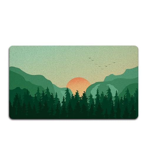 Boho Front Door Mat Outside Entrance - Forest Mountain Decorative Door Mats for Indoor Outdoor Porch Inside Entryway, Washable Welcome Mats, Housewarming Gifts New Home 301 - color: Doormat003
