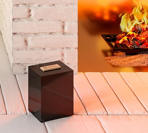Fire Beauty Galvanized Steel Fire Starter Fireplace Storage Box（small） - size: Small