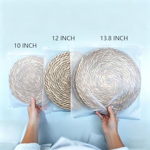 Small Woven Placemats Set of 4, 10 Inch Mini Rattan Placemats Coaster Wicker Place Mats,Natural Farmhouse Jute Braided Table Runner for Small Tableware Please Choose Carefully (10 Inch) - size: 10 Inch 4PCS