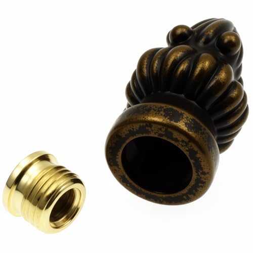 FDXGYH Lamp Finial Metal Lamp Finial Cap Knob Lamp Decoration