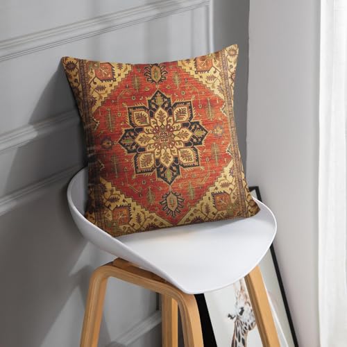 Britimes Throw Pillow Covers Set of 2, 18 x 18 Inch, Kilim Aztec - color: Ethnic Tribal 26, size: 18" x 18" (Pack of 2)