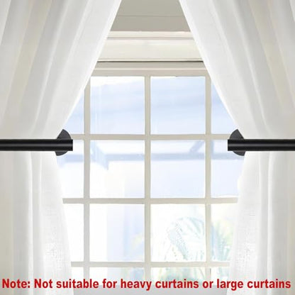 Curtain Tiebacks Hooks Wall Mounted, Curtain Holdbacks Screw-in, Curtain Holders for Drapes, Curtain Pull Backs, Curtain Tie Backs 304 Stainless Steels, 2pcs Black - color: Black, size: 2Pcs