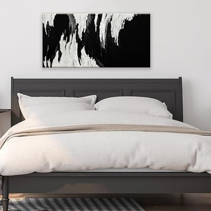 Black And White Abstract Wall Art For iving Room Prints Paintings 20" X 40" - color: QUN-3B, size: 40"L x 20"W