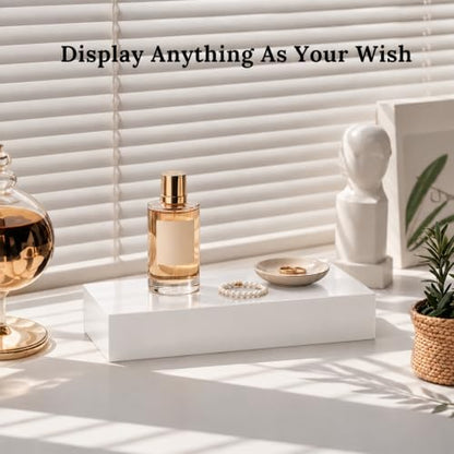 Oirlv Solid Wood Minimalism Style Jewelry Display Stand Showcase Jewelry Organizer Square Holder (SM05204) - color: SM05204