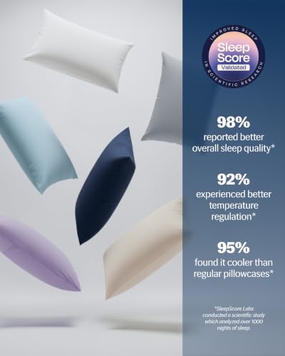 REST® Evercool®+ Cooling Pillowcases for Hot Sleepers, King, 2PCS - color: Arctic White, size: King (2 pcs)