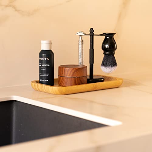 Bamboo Vanity Tray, Bathroom Counter Tray, Toilet Tank Top Tray for Organizing and Decor Display, 9.8 x 5.5 x 0.8 inch - size: 9.8" x 5.5" x 0.8"