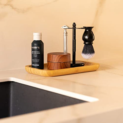 Bamboo Vanity Tray, Bathroom Counter Tray, Toilet Tank Top Tray for Organizing and Decor Display, 9.8 x 5.5 x 0.8 inch - size: 9.8" x 5.5" x 0.8"
