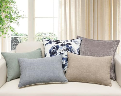 14x20 Inches Throw Pillow Covers Set of 2-Seafonam Green,Cream - color: Seafoam Green,cream, size: 20" x 14" (Pack of 2)