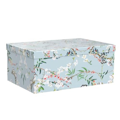 Soul & Lane - Butterfly Photo Storage Boxes with Lids, Set of 3 - color: Butterflies in Flight