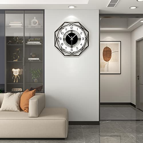 Large Wall Clocks for Living Room Decor Modern Analog Wall Clock - size: 20 inch