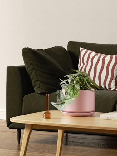 LE TAUCI Ceramic Pots for Plants, 4.3+5.3+6.8 Inch, Set of 3, Pink - color: Pink, size: 4.3"+5.3"+6.8"