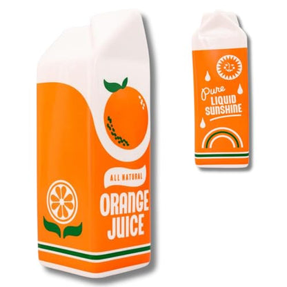 ban.do Retro Inspired Novelty 세라믹 OJ 판지 꽃병, 오렌지 주스 - color: 오렌지 주스.