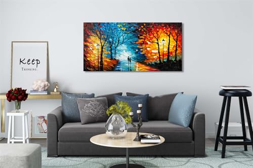 Alenoss Hand Painted Modern Oil Paintings Wall Art - color: AL-B98