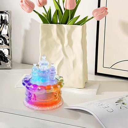 Castle Resin Jar Mold with Lid, 3D Trinket Box Silicone Storage Box Moulds Epoxy Casting Mold for DIY Jewelry,Candle Holder,Home Decor,Candy Container