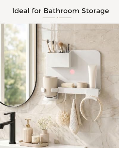 Floating Shelves for Bedside Shelf, No Drill Stick On Bedside Wall Shelf