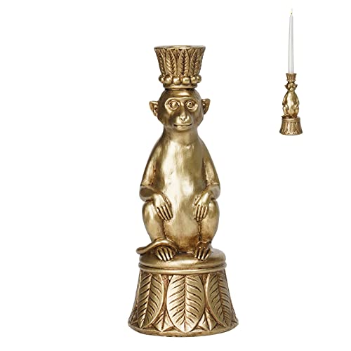 Guichifun Monkey Candle Stick Holder Table Decor - color: Monkey