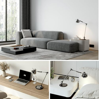 OTUS Tall LED Architect Desk Lamp for Home Office, Gesture Control - color: Space Grey