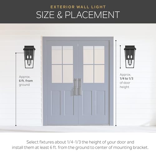 Kichler Ripley Outdoor Wall Sconce Light, Olde Bronze - size: 12"