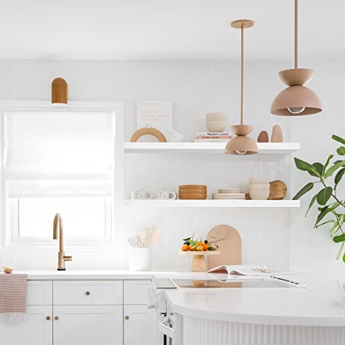 QEEIG Extra Long Floating Shelves for Wall (White, Set of 2, 47.2") - color: C. White, size: 47.2"
