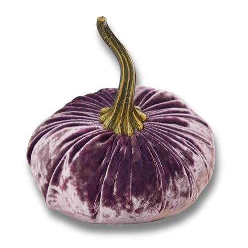 Your Heart's Content Luxe Lilac 6.25 inch Velvet Pumpkin (Luxe Lilac) - color: Large Luxe Lilac
