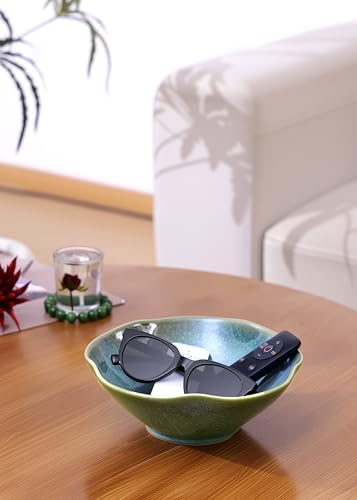 7.6'' Ceramic Decorative Bowl, Key Bowl for Entryway Table