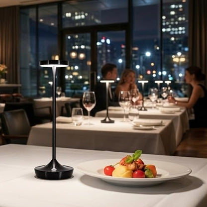 2 Pack Cordless Table Lamps, Rechargeable 6000mAh, 72H Runtime, Waterproof - color: 2 Black