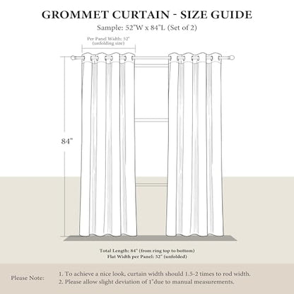 NICETOWN Aqua Blue Stripe Curtain Panels 63 inch Long for Dining Room - color: 1 - Aqua Blue, size: 52"W x 63"L (Pack of 2)