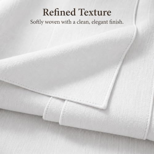 Solid Bed Runner Set,2 Pillow Covers,White,70.9x19.7in - color: White, size: Twin/Twin XL