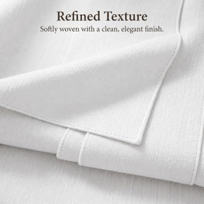 Solid Bed Runner Set,2 Pillow Covers,White,70.9x19.7in - color: White, size: Twin/Twin XL