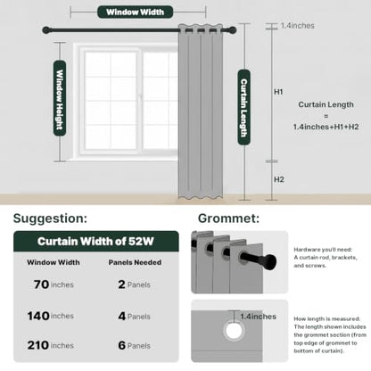 H.VERSAILTEX 100% Blackout Curtains 63 inch Length 2 Panels Set Marble Designs Printed Drapes Thermal Curtains for Bedroom with Black Liner Sound Proof Curtains, Antique Green - color: Marble- Antique Green, size: 52"W x 63"L (Pack of 2)