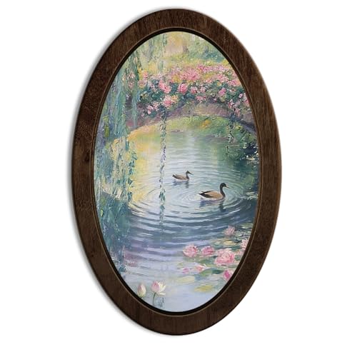 YZSLA Vintage Landscape Framed Wall Art Decor,Cottagecore Room Decor - color: Landscape