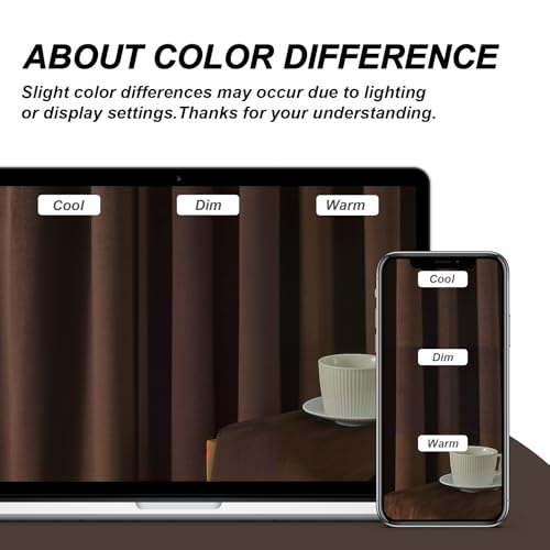 Brown Velvet Curtains 72 Inch Length,Pinch Pleated,Blackout - color: Brown, size: 40"W x 72"L (Pack of 2)