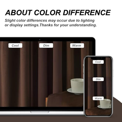 Pinch Pleated Velvet Curtains with Hooks 40x94 Inches, Blackout,Brown - color: Brown, size: 40"W x 94"L (Pack of 2)