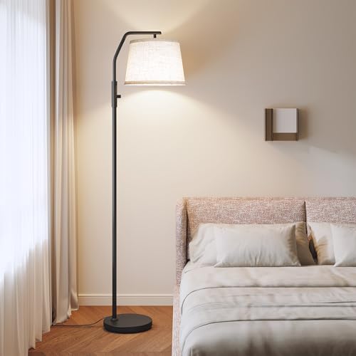 SUNMORY Floor Lamps for Living Room, 0-100% Dimmable Standing Lamp - color: Black
