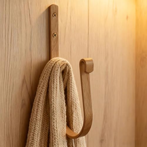 Curtain Holdbacks (Set of 2), Wall Mounted Drapery Tiebacks with Screws, Metal Decorative Window Drapery Holder Curtain Hook (Beige) - color: Beige