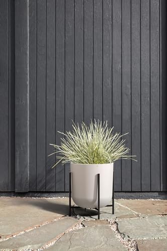 Veradek Mason Series Raised Lima Planter - Round Planter with Stand - color: White, size: 15 inch - 2 Pack