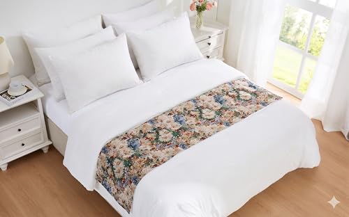Warm Home Designs 72 Inch Floral Tapestry Bed Runner. DIB Mums Runner 72 - color: Mums, size: 16" x 72" (Pack of 1)