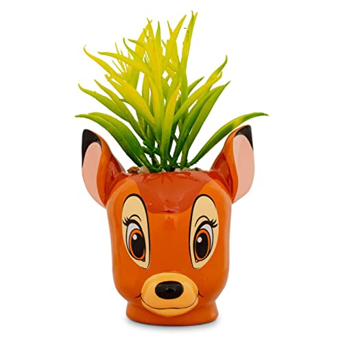Disney Bambi 5-Inch Ceramic Mini Planter with Artificial Succulent - color: Bambi