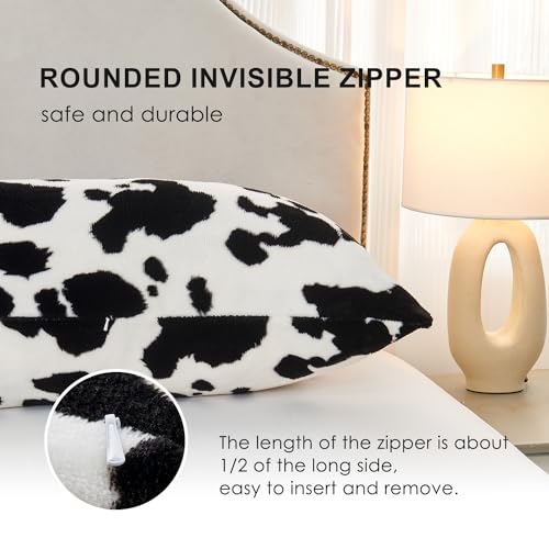 SOCHOW Body Pillow Cover 21x54 Inches, 1 Pack, Black/White - color: Black/White, size: 54" x 21" (Pack of 1)