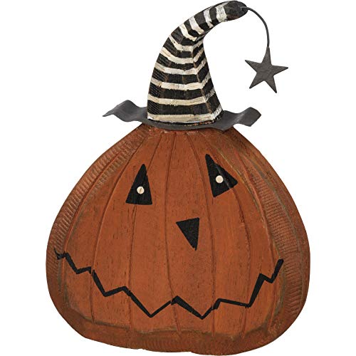Primitives by Kathy Halloween Pumpkin Head Chunky Sitter - style: Pumpkin Head