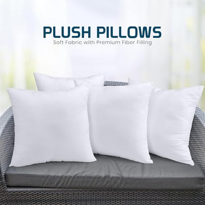 Utopia Bedding Throw Pillows, Decorative 22x22 Pillow Inserts, Set of 4 - size: 22x22 Inch