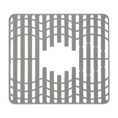 NICE DAY Sink Mat, Sink Protectors for Kitchen Sink Skid Resistance PVC Free Silicone Sink Mat, Small 12.8" x 11.3" - size: 12.8" x 11.3"